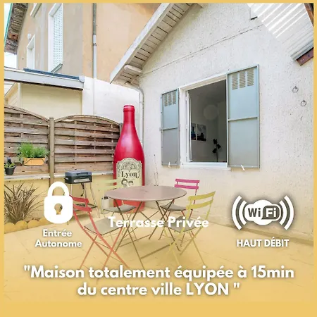 Maison Cosy Avec Terrasse A 15 Minutes De Lyon Et Wifi Rillieux-la-Pape Exterior photo
