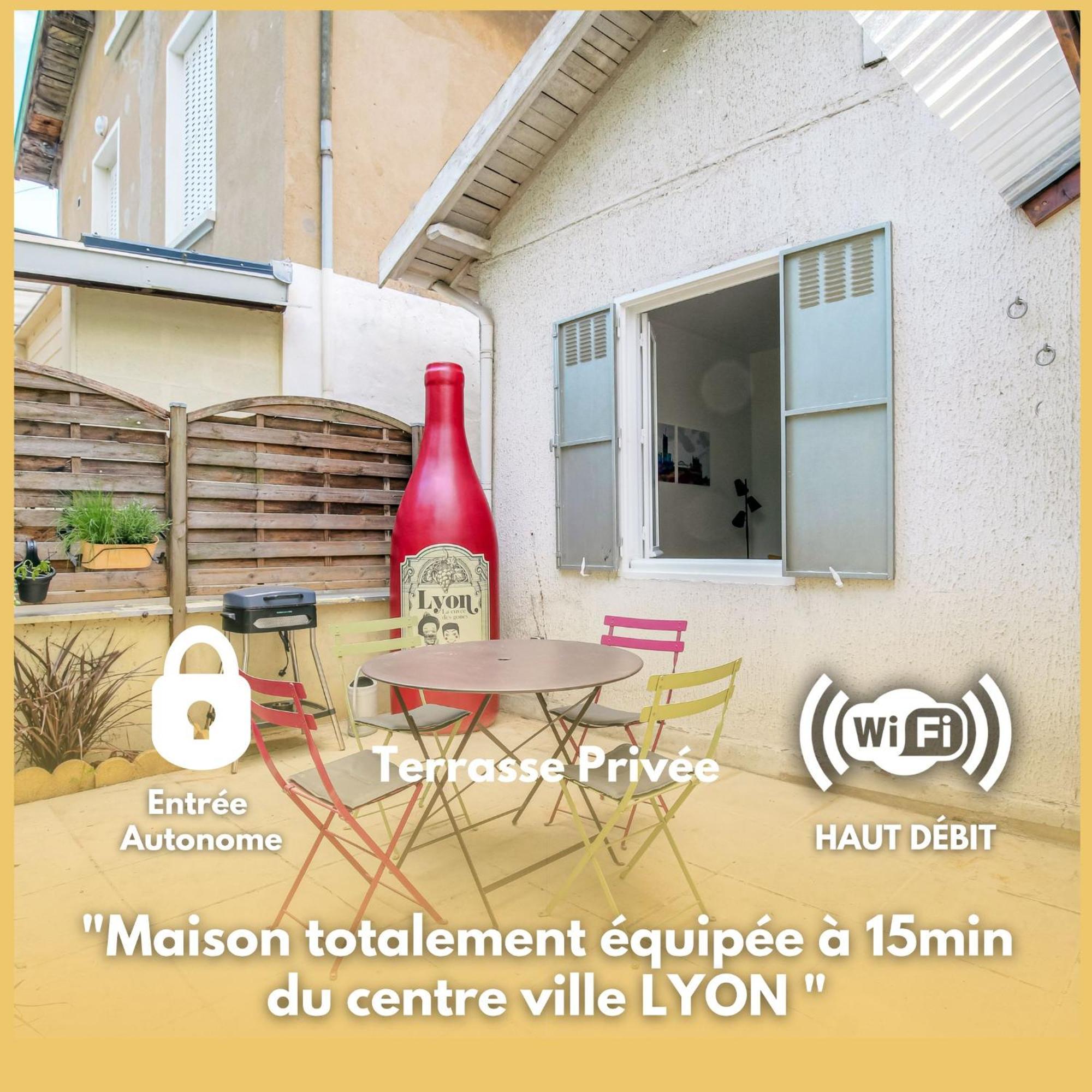 Apartment Maison Cosy Avec Terrasse A 15 Minutes De Lyon Et Wifi Rillieux-la-Pape